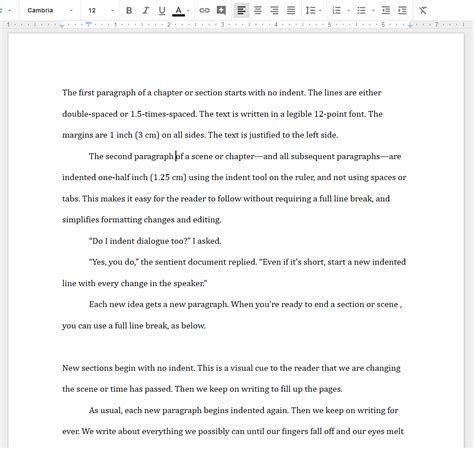 how to write a story on docs
