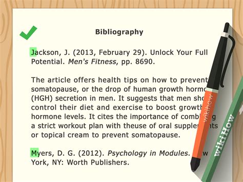 how to write a summary for annotated bibliography