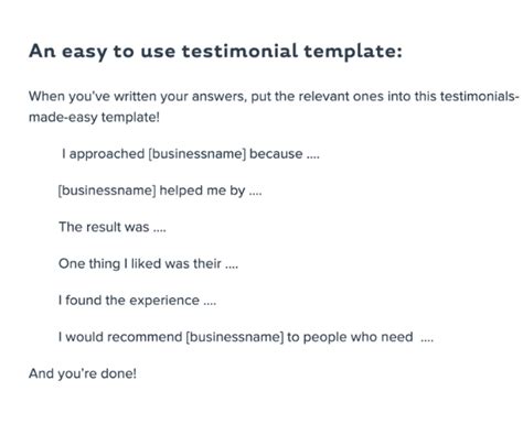 how to write a testimony example