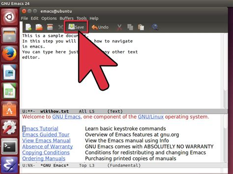 how to write a text file in linux terminal