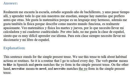 how to write a text in spanish