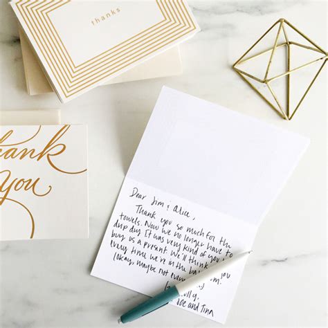 How To Write A Thank You Note Hallmark
