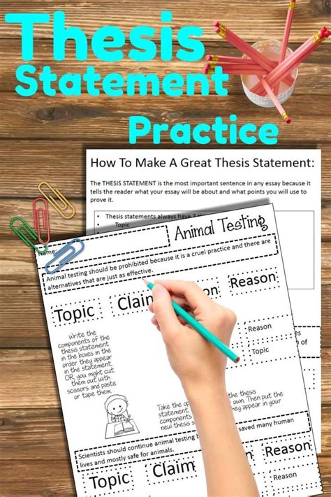 how to write a theme statement middle school