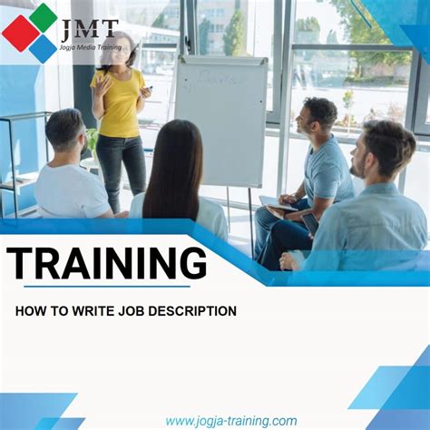 how to write a training description