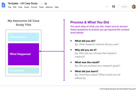 how to write a ux case study