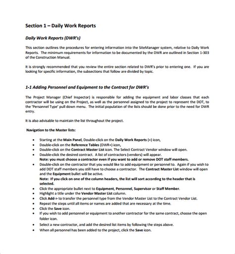 how to write a work report sample
