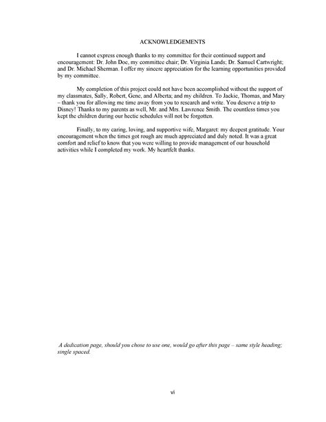 how to write acknowledgement statement