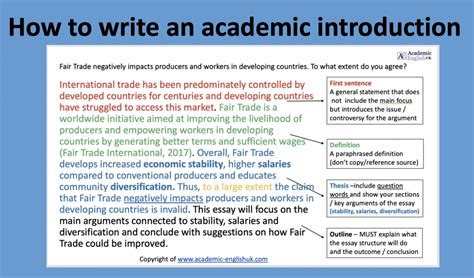 how to write an academic paper introduction