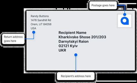 how to write an address in ukraine