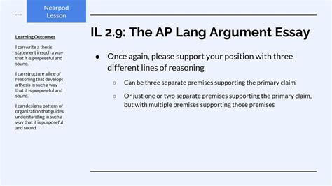 how to write an argumentative thesis statement ap lang