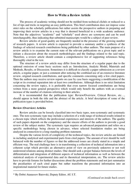 how to write an article for a magazine examples pdf