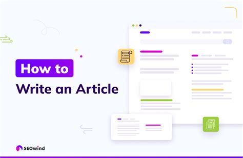 How To Write An Article For Website