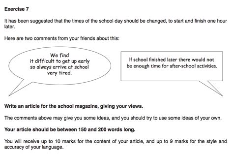 how to write an article igcse english as a second language