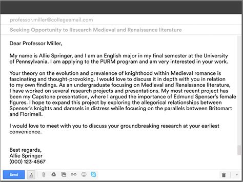 how to write an email asking for help from professor