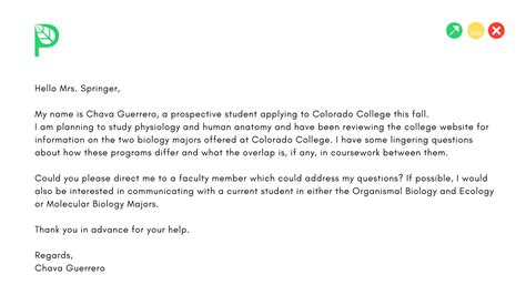 how to write an email for school application