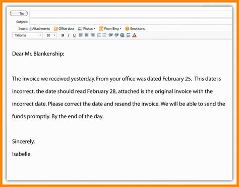 how to write an email pdf
