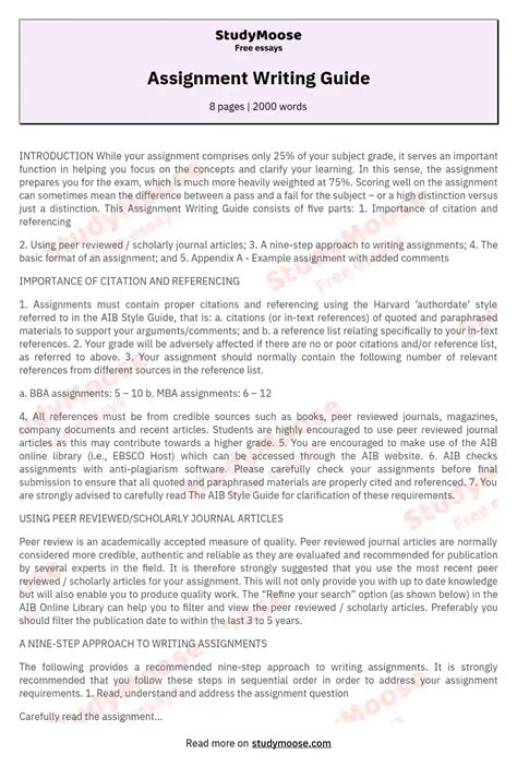 how to write an essay for university assignment example
