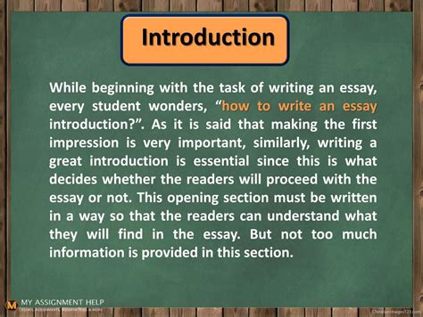 how to write an intro