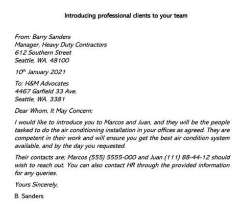 how to write an introduction email between two people