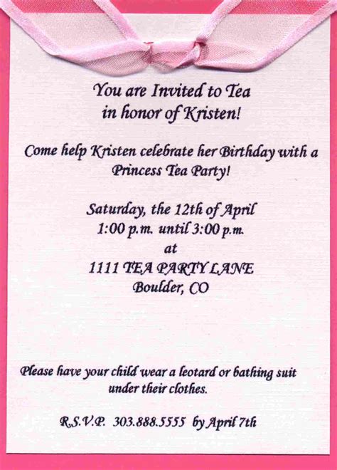 how to write an invitation to a party examples