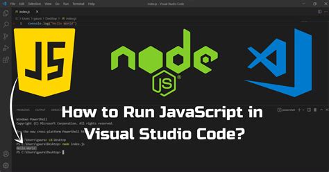 how to write and run javascript code in visual studio code