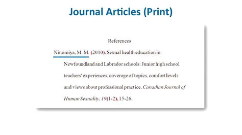 how to write apa reference for journal article
