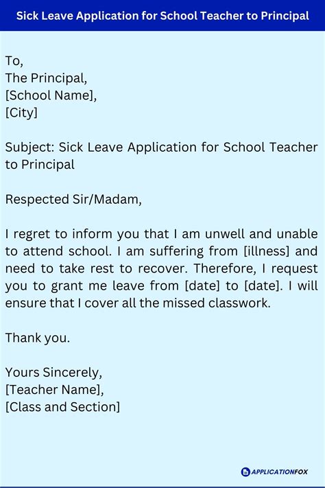 how to write application to your class teacher