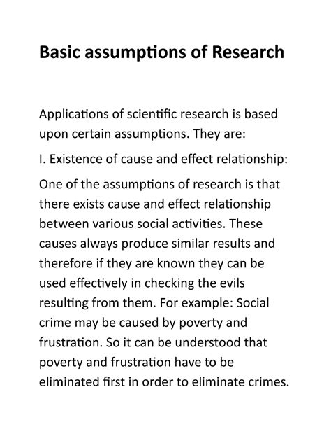 how to write assumption of the study in qualitative research