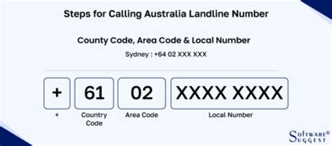 how to write australian landline number with area code