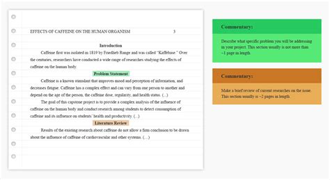 how to write background of the study in capstone project