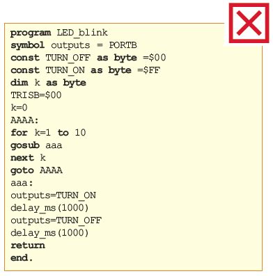 how to write basic programming language