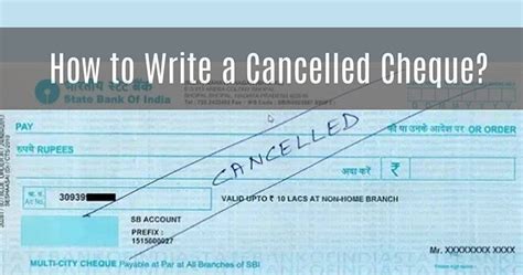 how to write cancel check hdfc