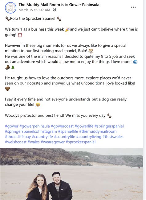 how to write caption on facebook post