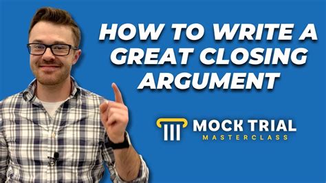 how to write closing statement for mock trial