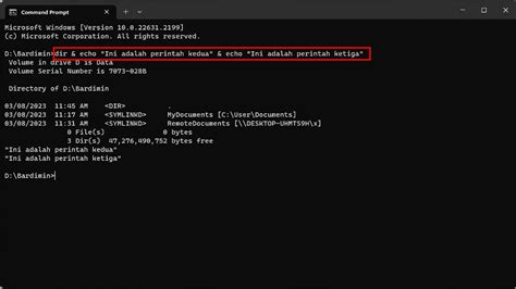 how to write comment in cmd