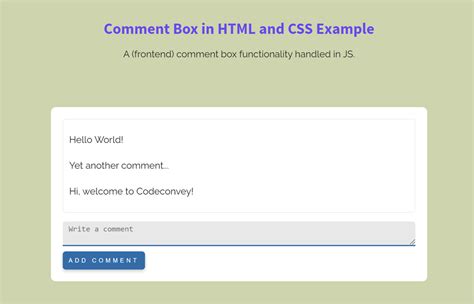 how to write comments in html page
