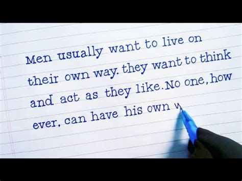 How To Write Computer Handwriting