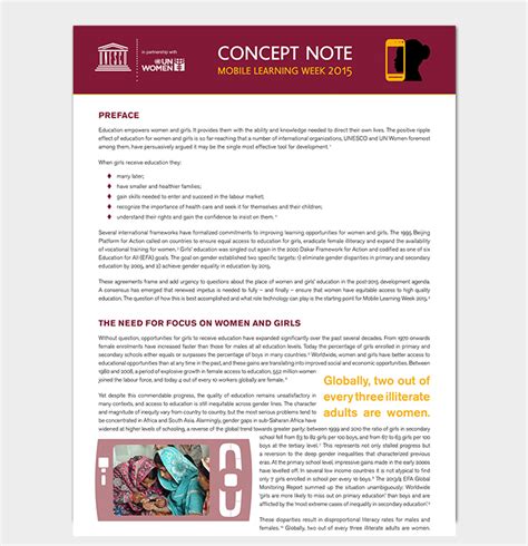 how to write concept note for project pdf
