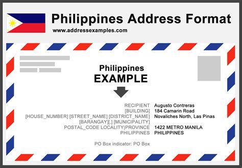 how to write correct address in philippines