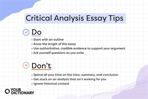 how to write critical analysis