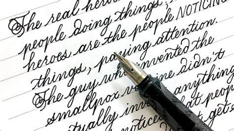 how to write cursive handwriting beautiful