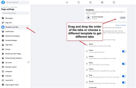 how to write description on facebook page