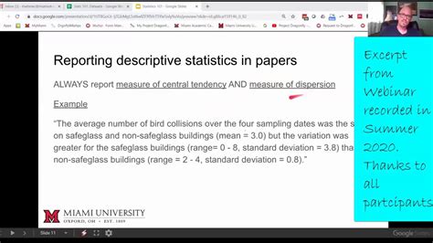 how to write descriptive statistics results in apa format