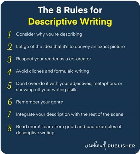 how to write descriptive writing