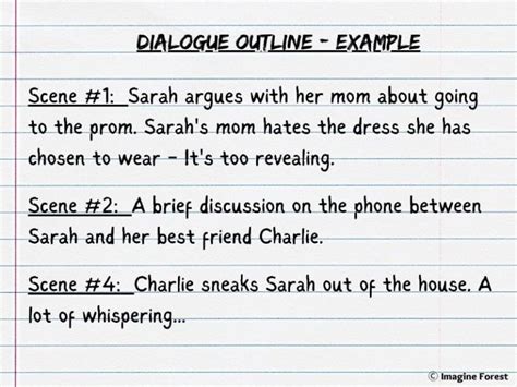 how to write dialogue between two characters in a story