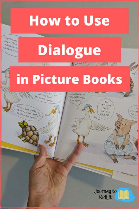 how to write dialogue in a children's book
