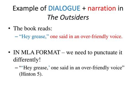 how to write dialogue in a mla paper