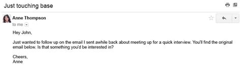 how to write email for quick response