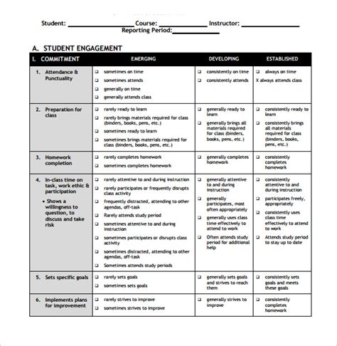 how to write evaluation on student progress