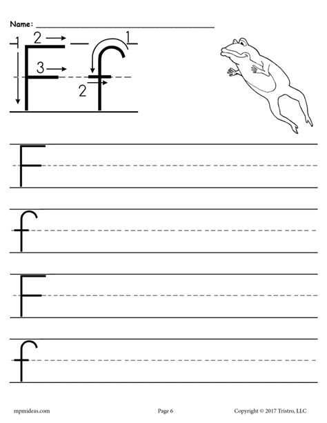 How To Write F Letter